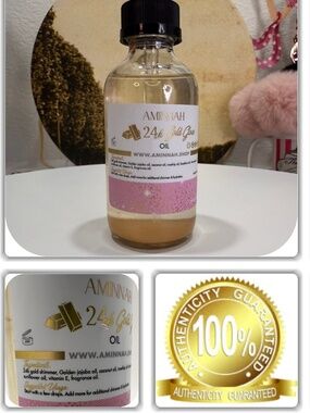 ALLURING NWT- AMINNAH 24K GOLD GLOW OIL!